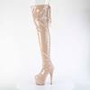 Pleaser - ADORE3850 Platform Overknee Boots - Skin colour Product image